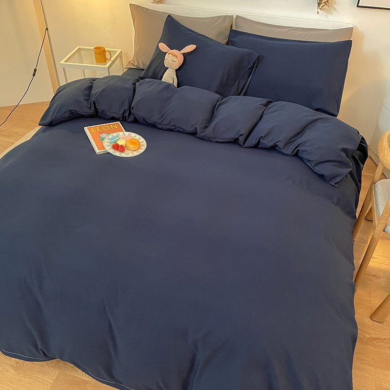 Blu marine - Copripiumino di qualité supérieure
