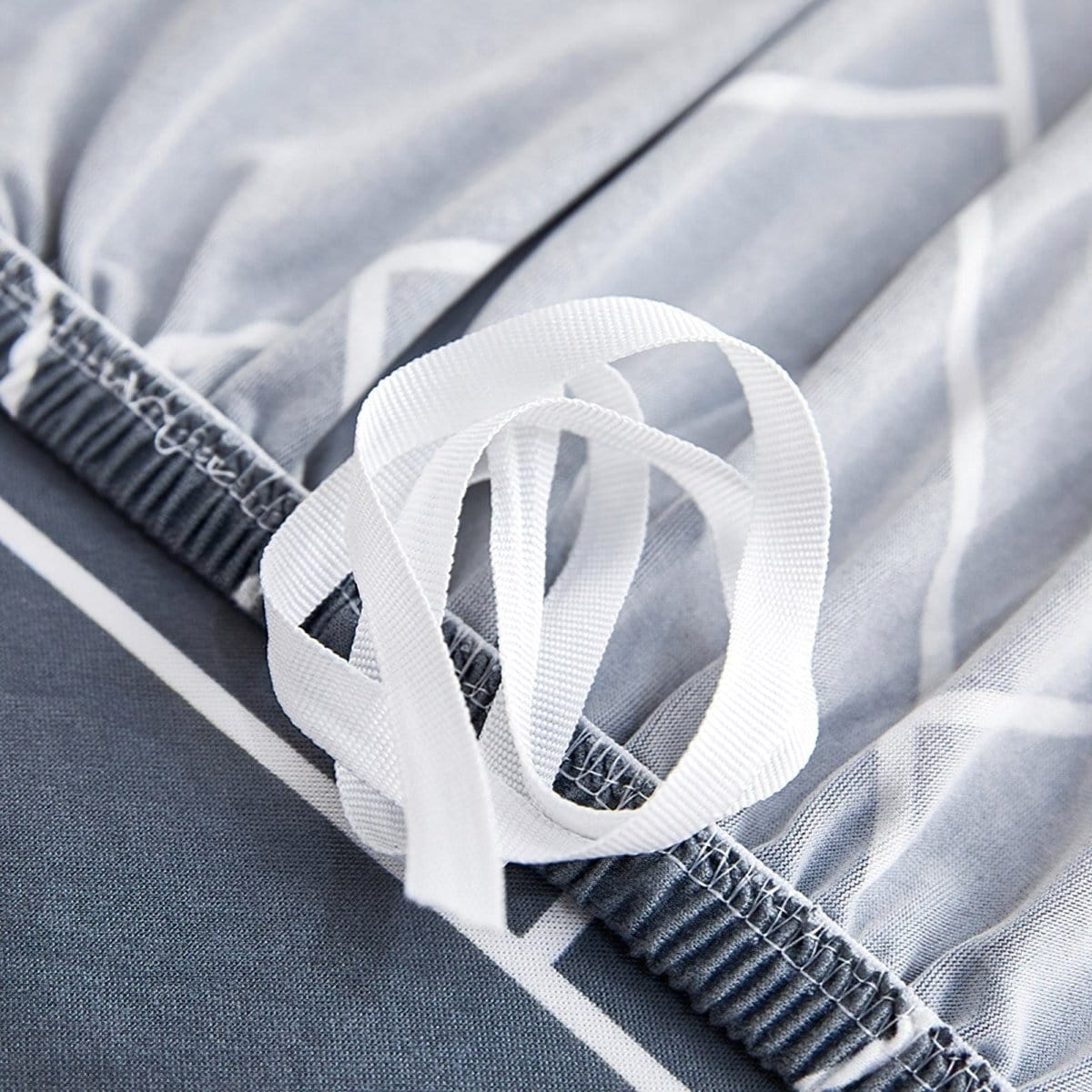 Grigio Strip - Fodera di Poltrona Elasticizzata