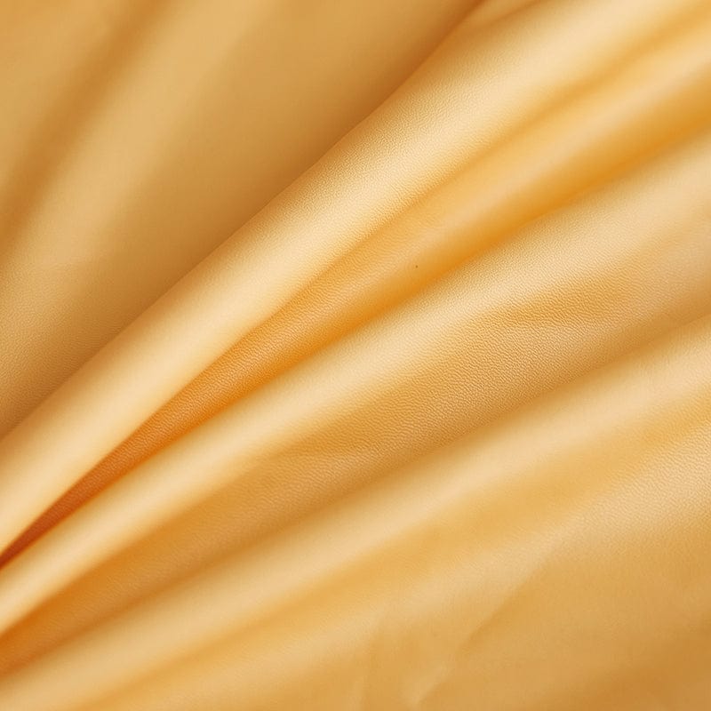 Giallo - Fodera in Simili Impermeabile cuir per Cuscini di Divano