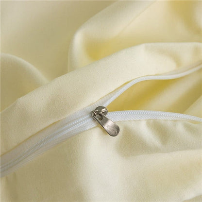 Bianco panna - Drap Fodera / Copripiumino / 2 taies d'oreiller