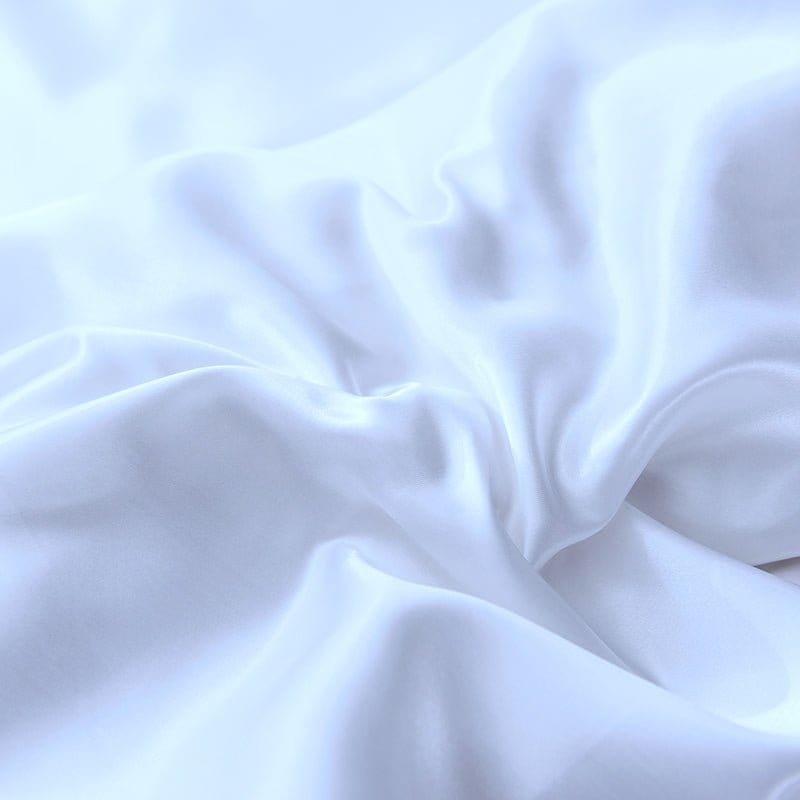 Bianco type satin - Drap Fodera / Copripiumino / 2 taies d'oreiller