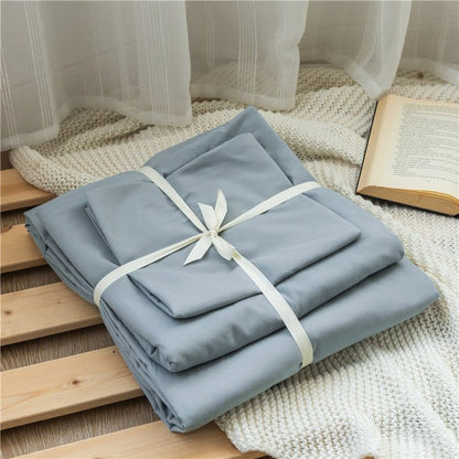 Azzurro cielo - Drap Fodera / Copripiumino / 2 taies d'oreiller