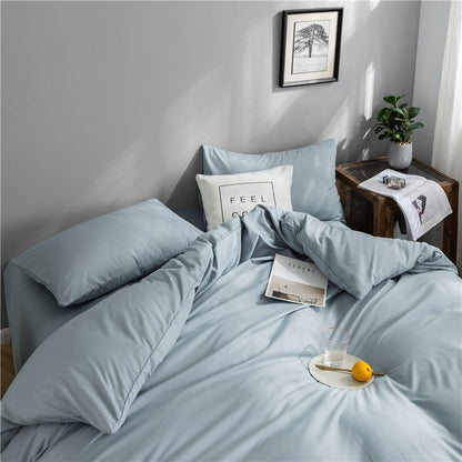 Azzurro cielo - Drap Fodera / Copripiumino / 2 taies d'oreiller