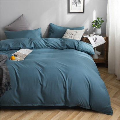 Blu persan - Drap Fodera / Copripiumino / 2 taies d'oreiller