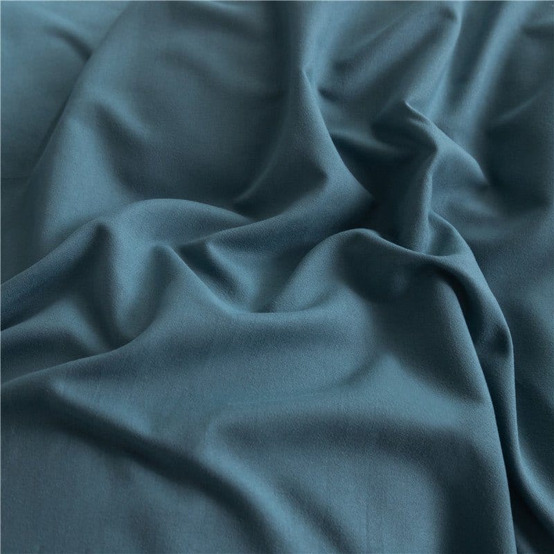 Blu persan - Drap Fodera / Copripiumino / 2 taies d'oreiller