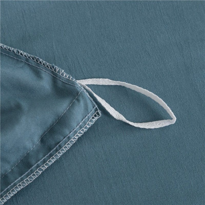 Blu persan - Drap Fodera / Copripiumino / 2 taies d'oreiller