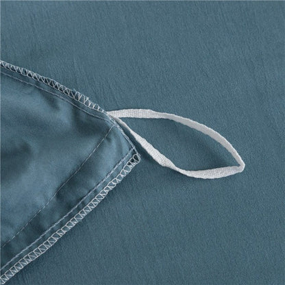 Blu persan - Drap Fodera / Copripiumino / 2 taies d'oreiller
