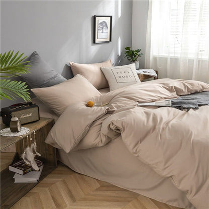 Café - Drap Fodera / Copripiumino / 2 taies d'oreiller