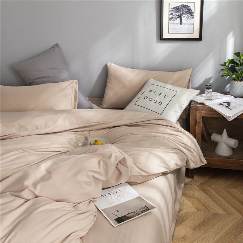 Café - Drap Fodera / Copripiumino / 2 taies d'oreiller