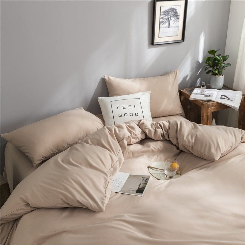 Café - Drap Fodera / Copripiumino / 2 taies d'oreiller