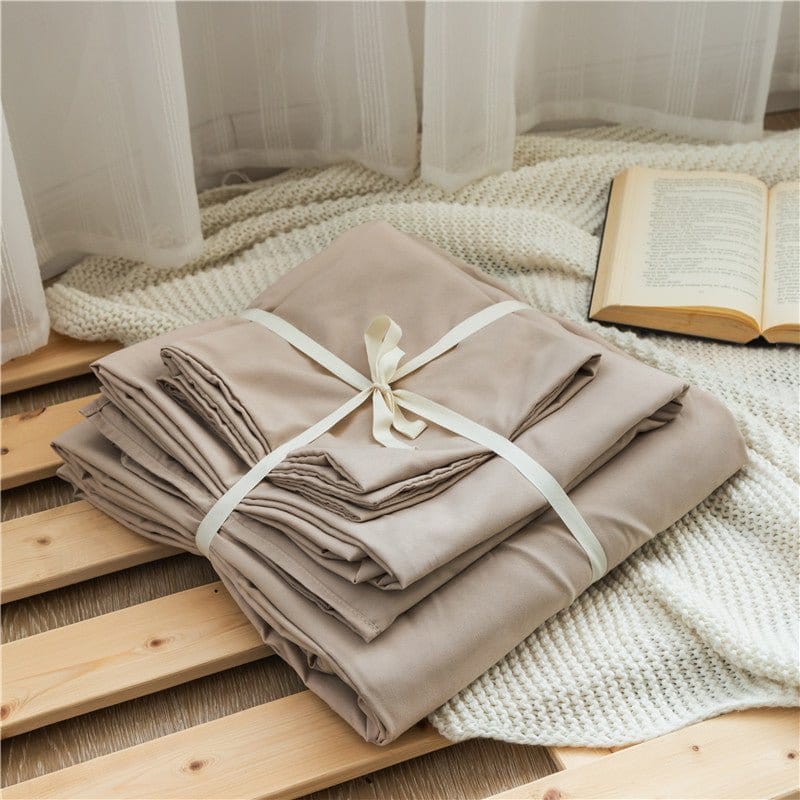 Café - Drap Fodera / Copripiumino / 2 taies d'oreiller