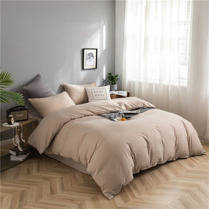 Café - Drap Fodera / Copripiumino / 2 taies d'oreiller