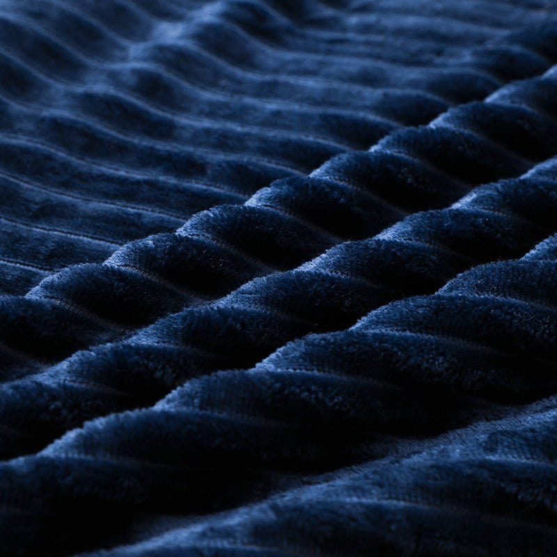 Blu marine Velluto - Drap Fodera / Copripiumino / Taies d'oreiller