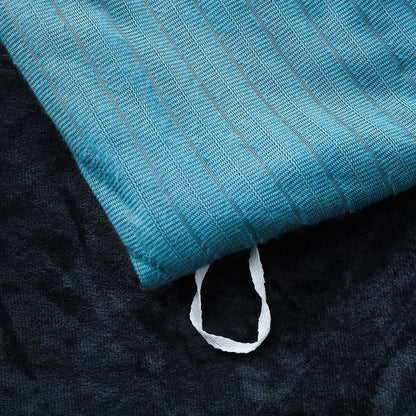 Blu turquoise Velluto - Drap Fodera / Copripiumino / Taies d'oreiller