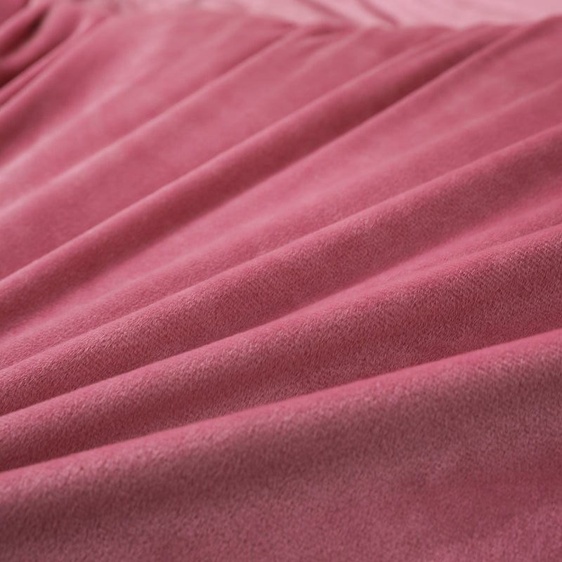 Rosa Velluto - Drap Fodera / Copripiumino / Taies d'oreiller