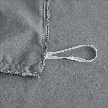 Grigio chiaro - Drap Fodera / Copripiumino / 2 taies d'oreiller