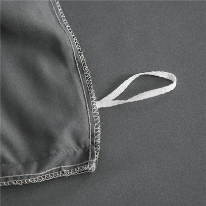 Grigio - Drap Fodera / Copripiumino / 2 taies d'oreiller