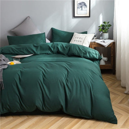 Verde - Drap Fodera / Copripiumino / 2 taies d'oreiller