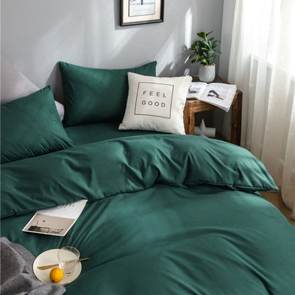 Verde - Drap Fodera / Copripiumino / 2 taies d'oreiller