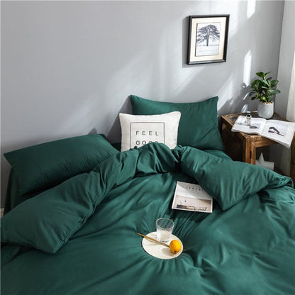 Verde - Drap Fodera / Copripiumino / 2 taies d'oreiller