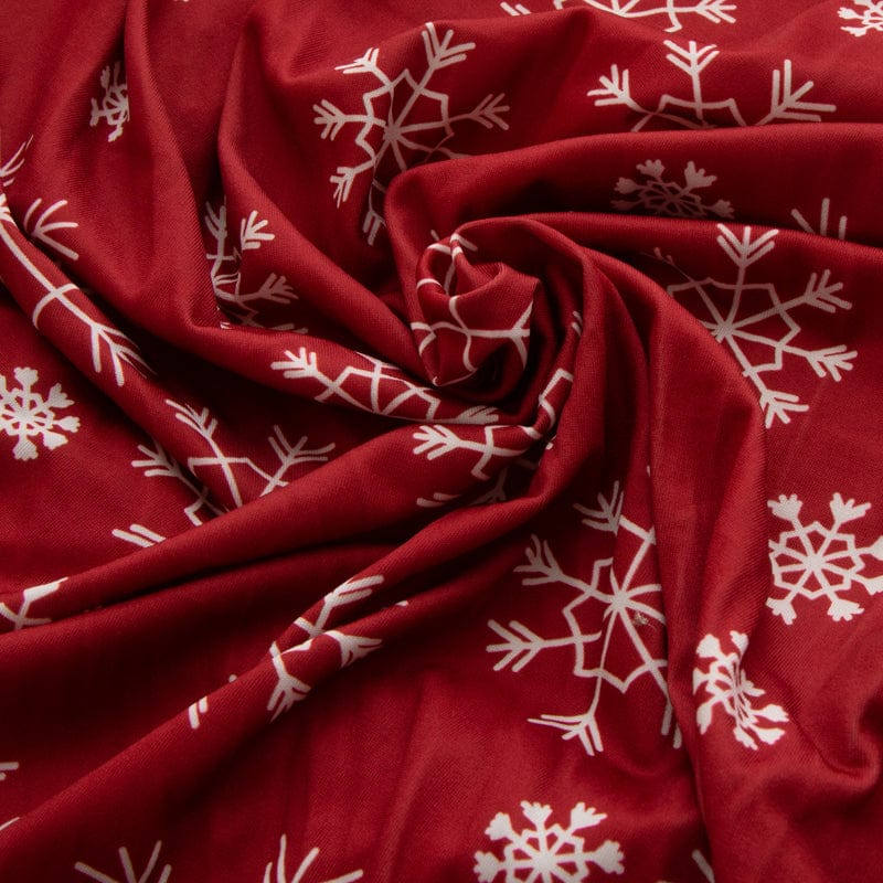 Rosso snow - Fodera per Cuscino di Divano