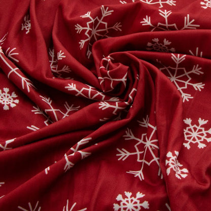 Rosso snow - Fodera per Cuscino di Divano