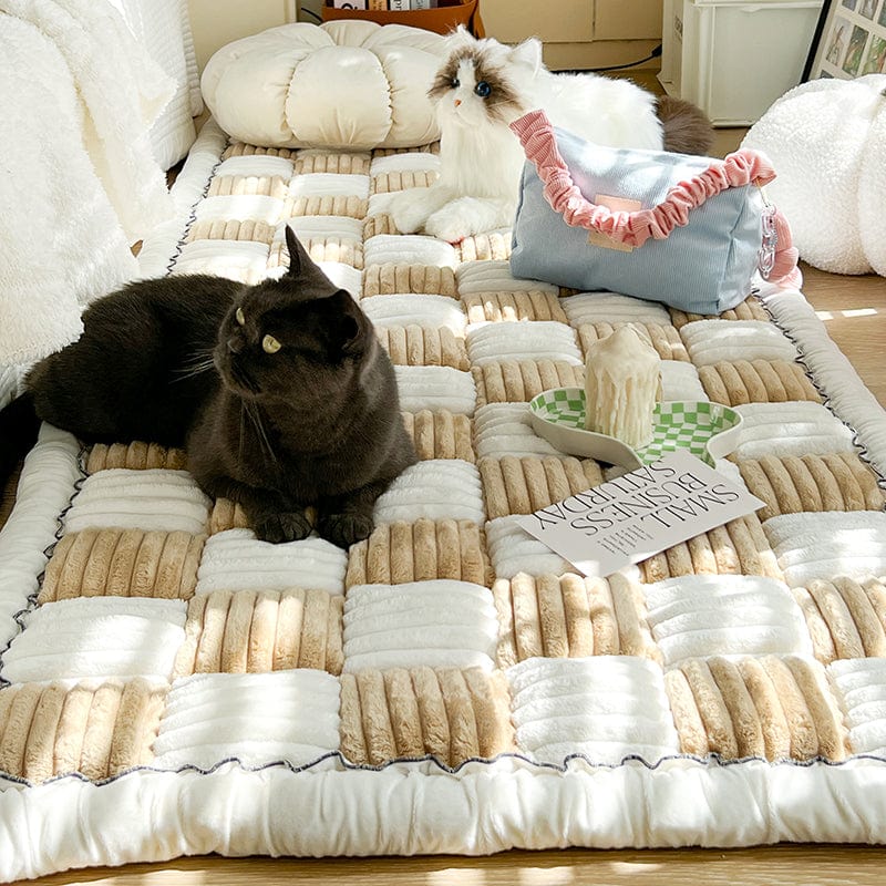 Tapis Douillet Luxueux Multi-Usage per Chiens e Chats - Confort Ultime e Design Élégant
