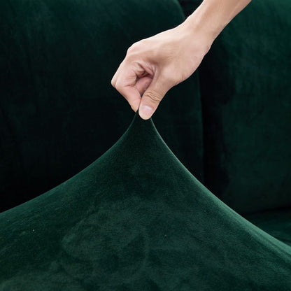 Verde - Fodera in Velluto per Cuscino di Divano